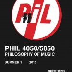 I'm Teaching Philosophy of Music This Summer